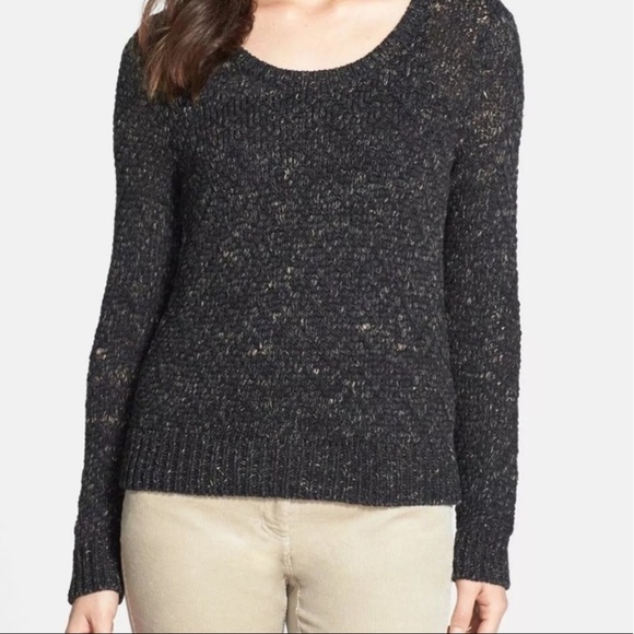 Eileen Fisher Sweaters - Eileen Fisher Soft Tinted Tape Twisted Scoop Neck Sweater Italian Yarn